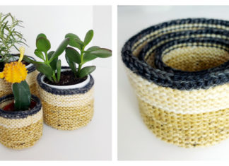 Nesting Baskets Free Knitting Pattern