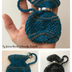 Pence Jug Coin Purse Free Knitting Pattern