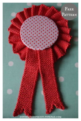 Prize Ribbons Free Knitting Pattern
