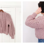 Springside Lace Cardigan Free Knitting Pattern and Video Tutorial