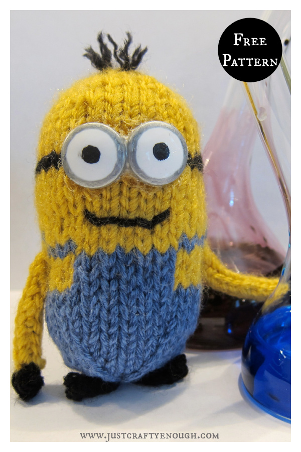 Your Own Personal Minion Free Knitting Pattern
