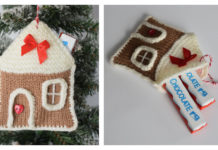Gingerbread House Pocket Free Knitting Pattern