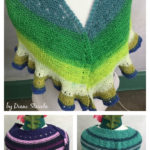 Salem City Simple Ruffle Shawl Free Knitting Pattern
