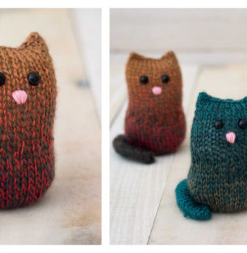 Beginner Flat Knit Cat Free Pattern