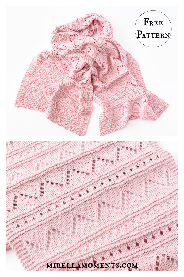 Blush Wrap Free Knitting Pattern