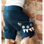 Chompers Monster Baby Pants Free Knitting Pattern