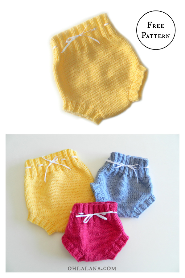 Easy Baby Bloomers Free Knitting Pattern