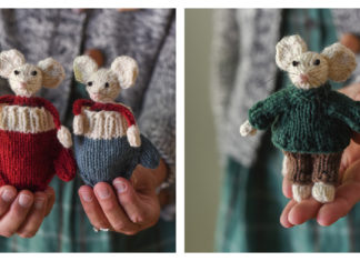 Mouse in a Mitten Set Knitting Pattern