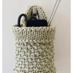 Perin Wall Basket Free Knitting Pattern