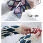 Short-row Wrist-warmers Knitting Pattern