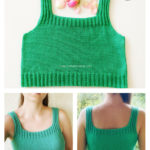 Summer Crop Top Free Knitting Pattern