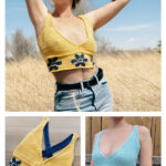 That’s So 70s Crop Top Free Knitting Pattern