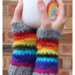 The Freedom Wrist Warmers Free Knitting Pattern