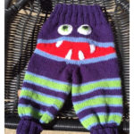 Toddlers Monster Pants Knitting Pattern