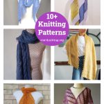10+ Diagonal Lace Scarf Free Knitting Patterns