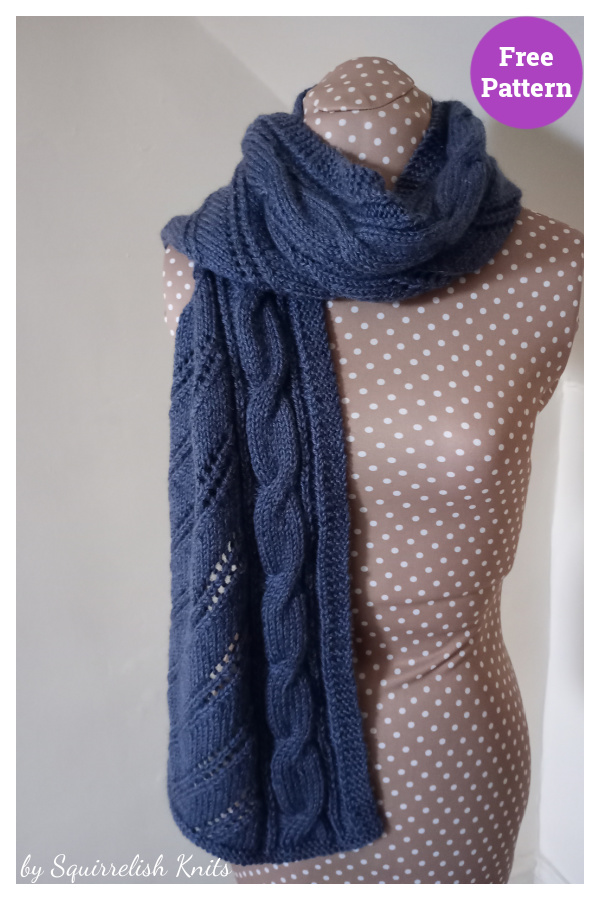 Dark Moon Scarf Free Knitting Pattern
