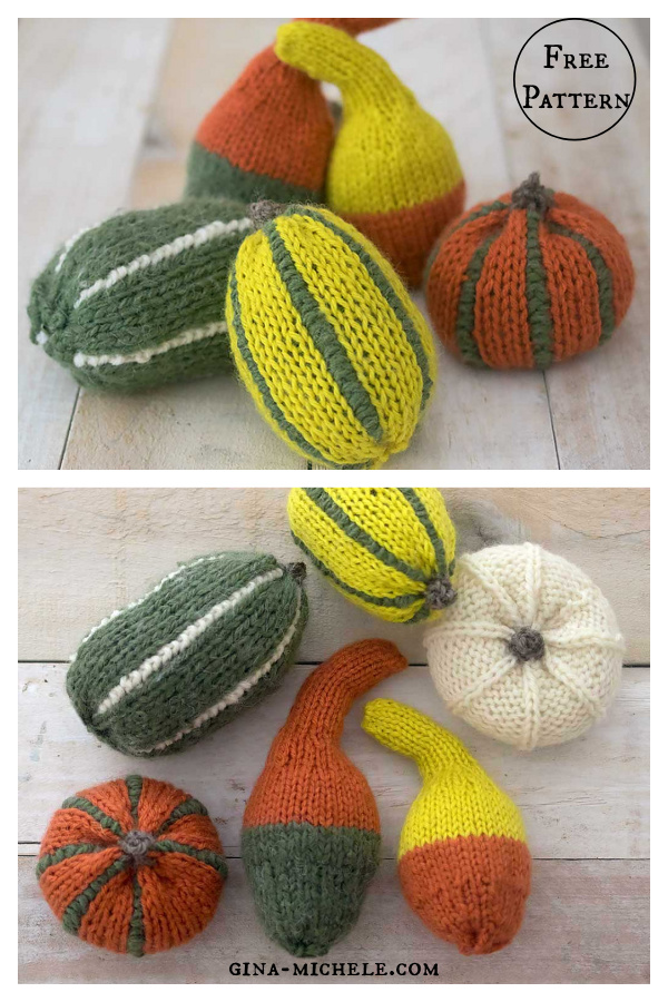 Decorative Gourds Free Knitting Pattern