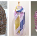 Diagonal Lace Scarf Free Knitting Pattern