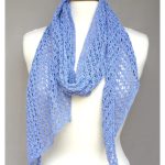 Diagonal Lace Scarf Knitting Pattern