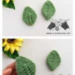 Double Layer Leaf Free Knitting Pattern and Video Tutorial