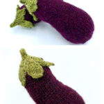 Evocative Eggplant Free Knitting Pattern