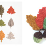 Fall Leaves Free Knitting Pattern