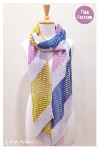 10+ Diagonal Lace Scarf Free Knitting Patterns