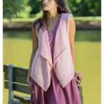 Peony Vest Free Knitting Pattern