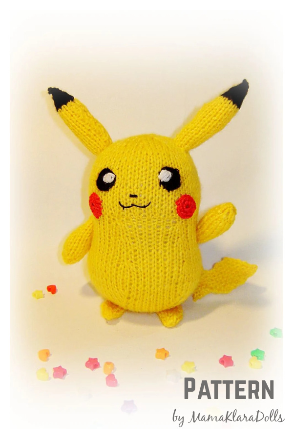 Pokemon Pikachu Knitted pattern
