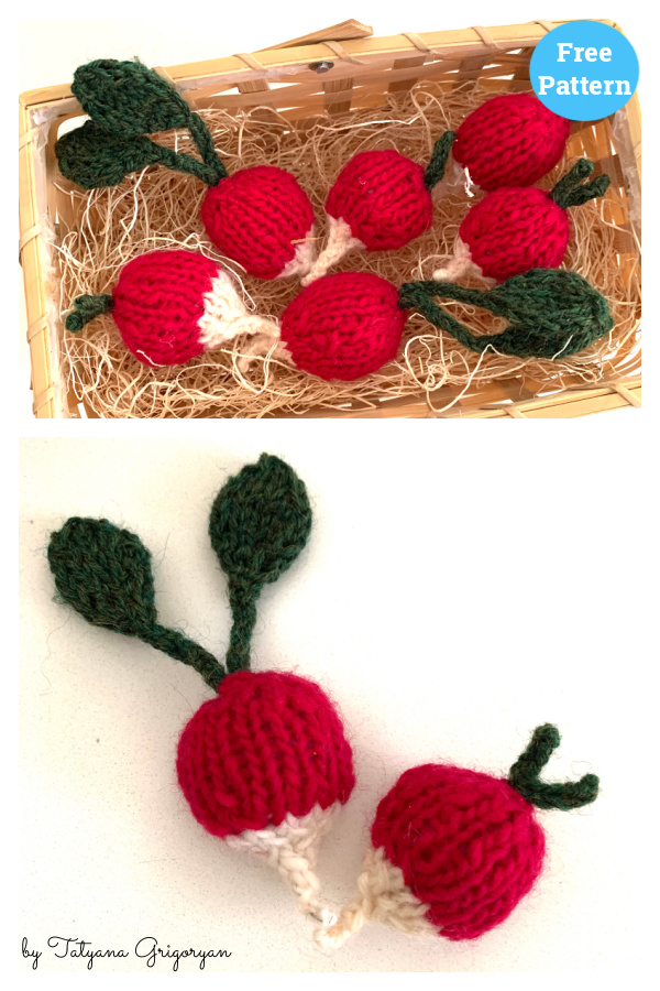 Radiant Radish Free Knitting Pattern