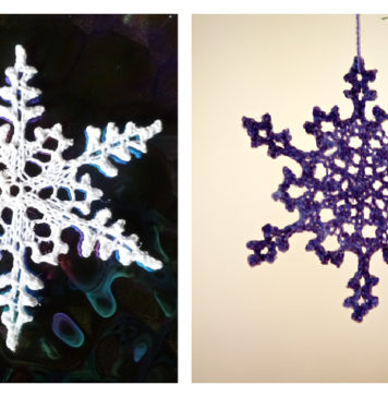 Snowflake Free Knitting Pattern