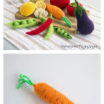 Vegetables Toy Knitting Pattern