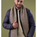 Winter Ribbed Scarf Free Knitting Pattern