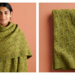 Climbing Rose Wrap Free Knitting Pattern