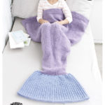 Cute Mermaid Blanket Free Knitting Pattern
