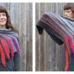 Falling Leaves Shawl Free Knitting Pattern