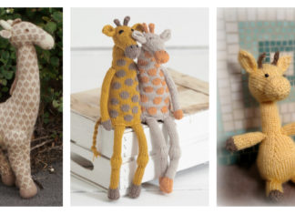 Giraffe Free Knitting Pattern