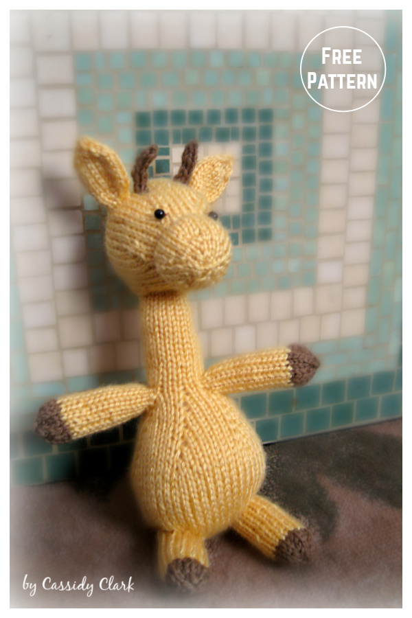 Melman the Giraffe Free Knitting Pattern