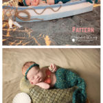 Newborn Photo Prop Mermaid Blanket Knitting Pattern