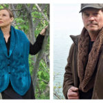 Palindrome Wrap or Collar Free Knitting Pattern