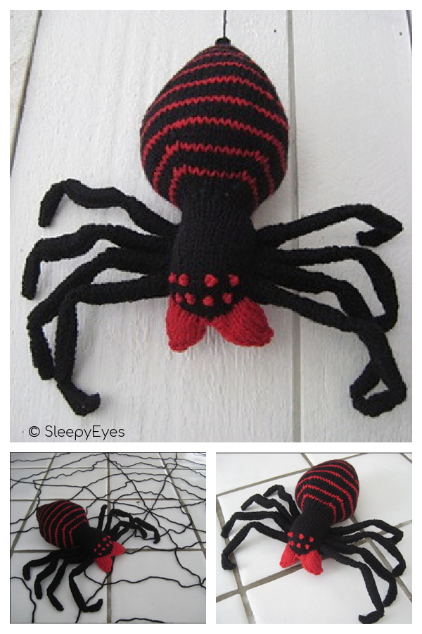 Spidey Spider Free Knitting Pattern