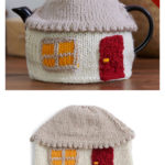 Cozy Cabin Tea Cozy Free Knitting Pattern