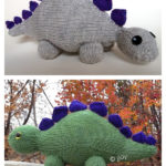 Dinosaur Jr. Stegosaurus Free Knitting Pattern