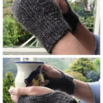 Easiest Wrist Warmer Gloves Free Knitting Pattern