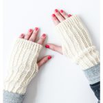 Easy Germantown Handwarmers Free Knitting Pattern