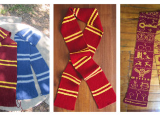 Harry Potter Scarf Free Knitting Pattern