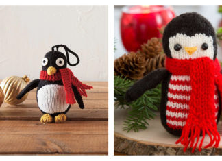 Holiday Penguin Free Knitting Pattern