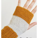 Super Simple Handwarmers Free Knitting Pattern
