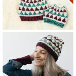 Tiny Triangles Hat Free Knitting Pattern