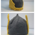 Viking Hat Free Knitting Pattern